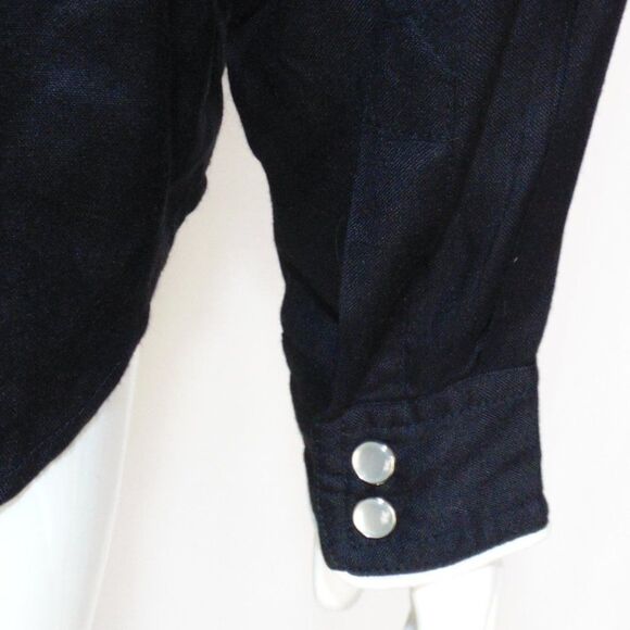 new ADOBE ROSE Shirt, 1X, Horse Embroidery, Snap Front, Black, Long sleeves - Picture 10 of 16